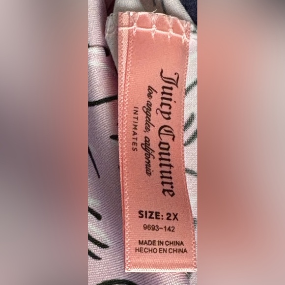 Juicy Couture Plus 2X Script Print- Neon Yellow- Black Side Logo Cheeky Panties - Picture 6 of 6